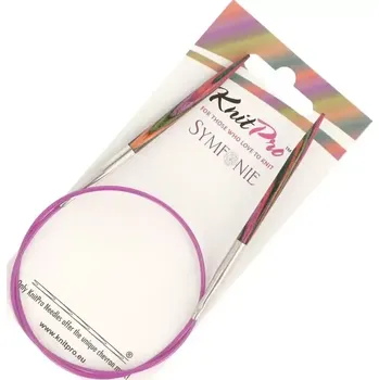Jehlice KnitPro Symfonie kruhové fixní jehlice 4,5mm 50cm (KnitPro Symfonie kruhové dřěvěné jehlice 4,5mm 50cm)