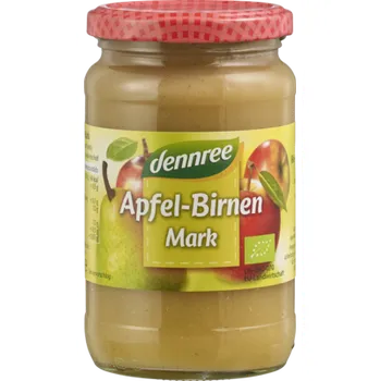 Dennree Jablečné pyré s hruškou 360g BIO VEGAN Množství: 1 ks