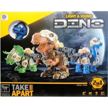 Figurka Dinosaurus k sestavení se zvukem a