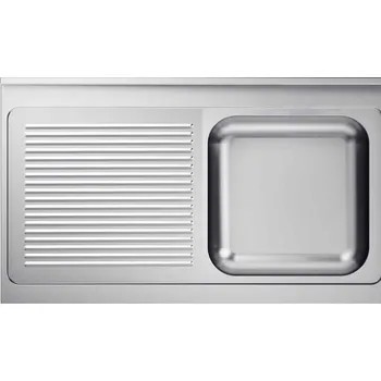 Nerezový dřez CS600 Dřezová deska pravá 1200