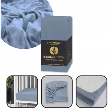 Prostěradlo Prostěradlo BAMBUSOWE 89x51 90x40 80x40 cm modré