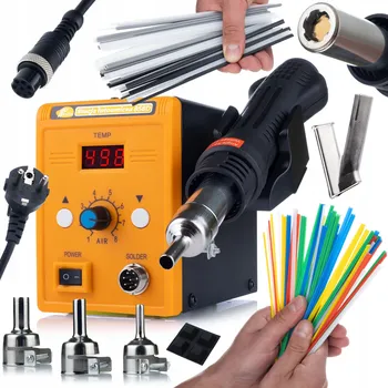 Páječka ROSFIX HORKOVZDUŠNÁ PÁJECÍ STANICE 858D + PÁJECÍ DRÁT + TRYSKA