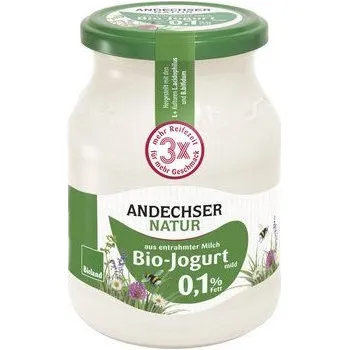 Andechser Natur Bílý jogurt odtučněný 500g bio BIO VEGETARIAN Množství: 3 ks