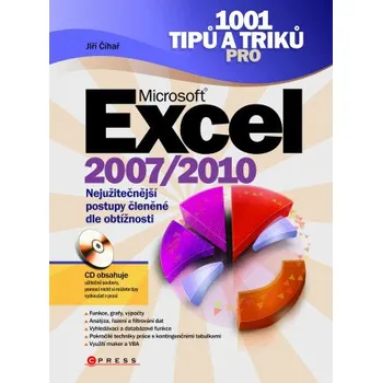 Kniha 1001 tipů a triků pro MS Excel 2007/2010 - Jiří Čihař