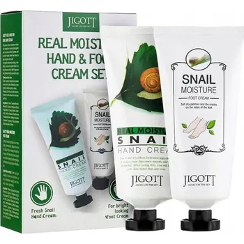 Péče o ruce Sada krémů na ruce a nohy Jigott Real Hand And Foot Cream Set (krém na ruce 100 ml + krém na nohy 100 ml)