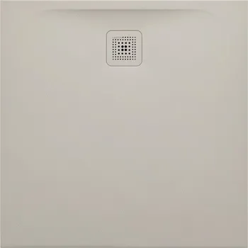 Sprchová vanička LAUFEN PRO Sprchová vanička, čtvercová, s odtokem na straně, materiál Marbond 900x900, Béžová matná - H2109561860001