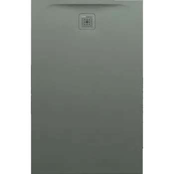 Sprchová vanička LAUFEN PRO Sprchová vanička, obdélníková, s odtokem na kratší straně, materiál Marbond 1400x900, Betonově šedá - H2129570790001