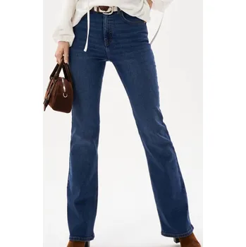 Dámské džíny Sinsay - Džíny do zvonu se středním pasem - námořnická modrá - 949GY-59J - 949GY-59J-40