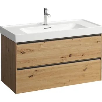 Koupelnový nábytek LAUFEN MEDA Skříňka pod umyvadlo, 2 zásuvky, pro umyvadlo H810119 985x450, Divoký dub - H4216220112671