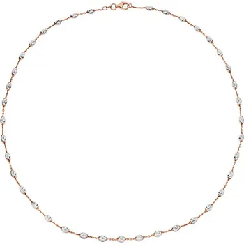 Náhrdelník Mýl stříbrný pozlacený náhrdelník 306967 Délka náhrdelníku: 42cm