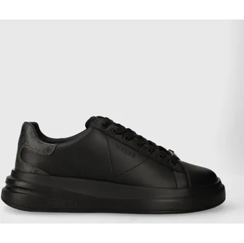 Pánské tenisky Tenisky Guess ELBA černá barva, FMPVIB LEA12 FMPVIB.LEA12.BLACK 99X, EUR 46