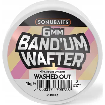 Boilies SONUBAITS BAND'UM WAFTERS 6MM WASHED OUT
