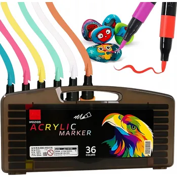 FIXY NA TKANINY KAMENŮ OBLEČENÍ VODĚODOLNÉ FIXY POPISOVAČE 36 KS