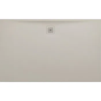 Sprchová vanička LAUFEN PRO Sprchová vanička, obdélníková, s odtokem na delší straně, materiál Marbond 1600x1000, Béžová matná - H2119551860001