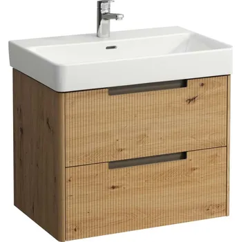 Nábytek LAUFEN JUNA Skříňka pod umyvadlo, 2 zásuvky, pro umyvadlo PRO S H810967 670x445, Divoký dub - H4115121092671