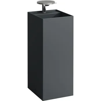 Umyvadlo Kartell LAUFEN Volně stojící umyvadlo, se speciálním skrytým vývodem 375x435, Grafit mat - H8113317581111