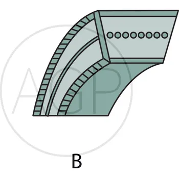 Příslušenství pro zahradní traktor Klínový řemen pojezdu 13 × 2680 pro zahradní traktory Viking