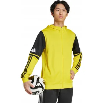 Pánské oblečení Pánská mikina adidas Squadra 25 Hoody žlutá JL7679 VEL. L.