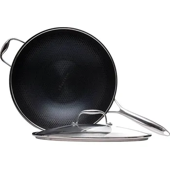 Pánev KOHERSEN Pánev WOK s poklicí Black Cube 32 cm