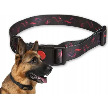 Obojek pro psa ZANDOR PEVNÝ OBOJEK SILNÝ HRUBĚ TKANÁ PRO PSA NASTAVITELNÝ 25 mm 42-62 cm XL