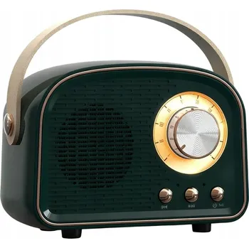 Radiopřijímač PŘENOSNÉ KUCHYŇSKÉ FM RÁDIO BLUETOOTH RETRO USB SD AUX MP3 NA AKUMULÁTOR