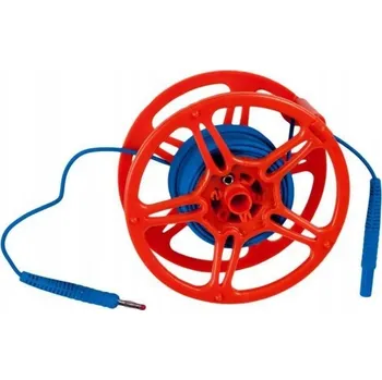 elektrický kabel Měřicí kabel 15 m modrý s banánkovými konektory SONEL