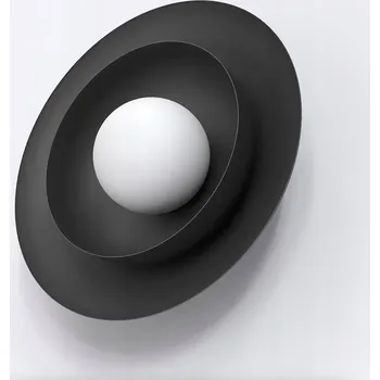 Nástěnné svítidlo Emibig POPPI K1 BL BLACK Nástěnné svítidlo Černé G9 8W MAX LED Bílé