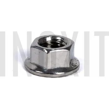 Matice Šestihranná matice s přírubou DIN 6923 nerezová ocel M12 [100 ks]