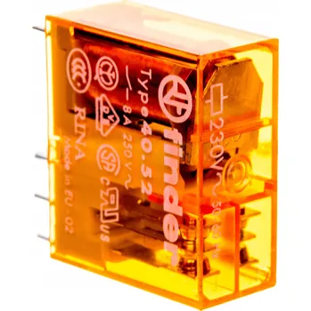 Relé MINIATURNÍ RELÉ FINDER 2P 8A 230V AC, 40.52.8.230.0000