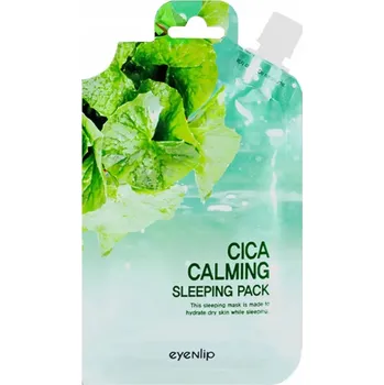 Pleťová maska Zklidňující noční maska Eyenlip Cica Calming Sleeping Pack 25 g