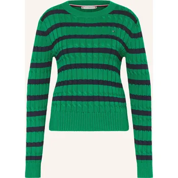 Dámský svetr Tommy Hilfiger Dámský Svetr, zelená / tmavě modrá, 40