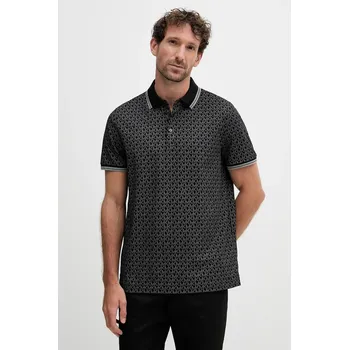 Pánské tričko Bavlněné polo tričko Michael Kors CS550V85KS černá 99X, vel. M