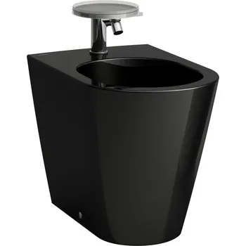Bidet LAUFEN Kartell LAUFEN Stojící bidet 560x370, Černá lesklá - H8323310203021