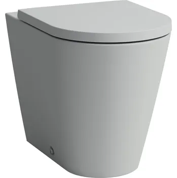 Klozet Kartell LAUFEN Stojící klozet rimless, hluboké splachování, vodorovný/svislý odpad 560x370, Šedá mat - H8233377590001
