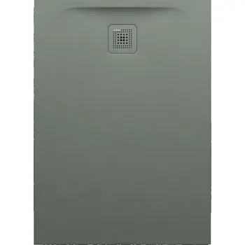 Sprchová vanička LAUFEN PRO Sprchová vanička, obdélníková, s odtokem na kratší straně, materiál Marbond 1100x800, Betonově šedá - H2129540790001