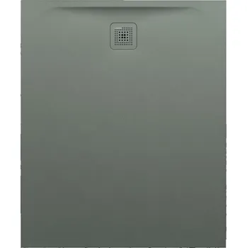 Sprchová vanička LAUFEN PRO Sprchová vanička, obdélníková, s odtokem na kratší straně, materiál Marbond 1200x1000, Betonově šedá - H2119530790001