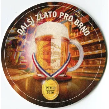 Pivo Brno - Starobrno pivovar - Další zlato pro Brno - Pivo 2016 - Starobrno Medium