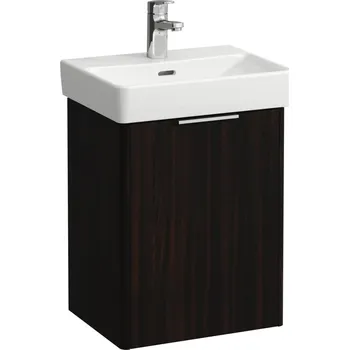 Koupelnový nábytek LAUFEN BASE Skříňka pod umyvadlo, závěsy dvířek vpravo, pro umyvadlo H815961 415x325, Tmavěhnědý jilm - H4021121102631
