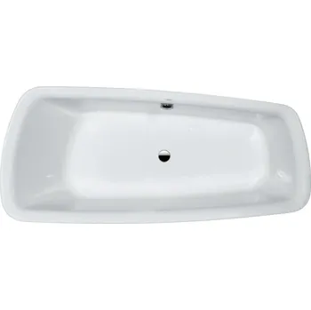 Vana LAUFEN PALOMBA COLLECTION Vana, s konstrukcí, výška okraje vany 80 mm, sanitární akrylát, (kromě 620 a 621), 170 l 1800x800, Bílá - H2438010000001