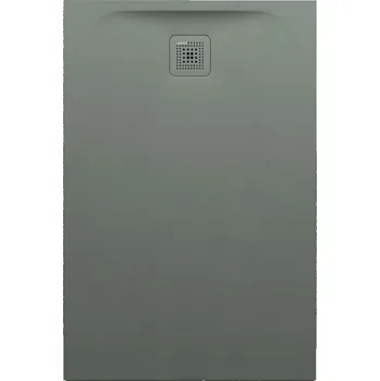 Sprchová vanička LAUFEN PRO Sprchová vanička, obdélníková, s odtokem na kratší straně, materiál Marbond 1200x800, Betonově šedá - H2109520790001