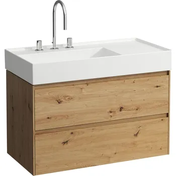 Nábytek LAUFEN LANI Skříňka pod umyvadlo, se 2 zásuvkami, pro umyvadlo H810338 880x450, Divoký dub - H4039521122671