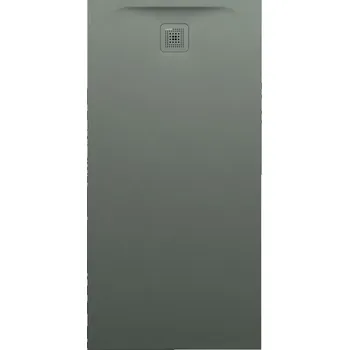 Sprchová vanička LAUFEN PRO Sprchová vanička, obdélníková, s odtokem na kratší straně, materiál Marbond 1600x800, Betonově šedá - H2139580790001