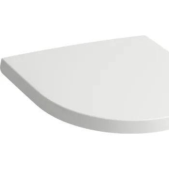 WC sedátko LAUFEN MODERNA S Sedátko s poklopem, se zpomalovacím mechanismem 446x367, Grafit mat - H8905417580001