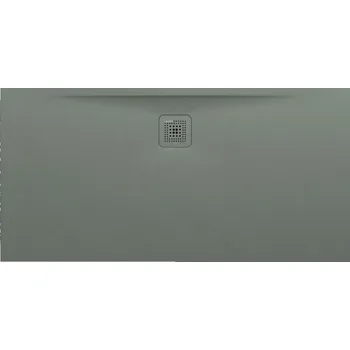 Sprchová vanička LAUFEN PRO Sprchová vanička, obdélníková, s odtokem na delší straně, materiál Marbond 1400x700, Betonově šedá - H2159540790001