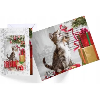 Obraz Vánoční přání 11,7 x 16,6 cm