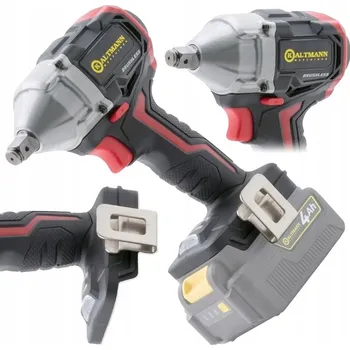 AKU Rázový utahovák BEZKARTÁČOVÝ 20V Upínací nástavec 1/2" (pouze tělo)