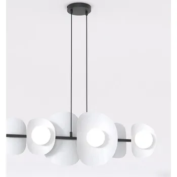 Lustr na lanku ELEMENTI 6xG9/8W/230V šedá