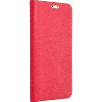 Pouzdro na mobilní telefon LUNA Book Gold pro SAMSUNG A32 5G červená