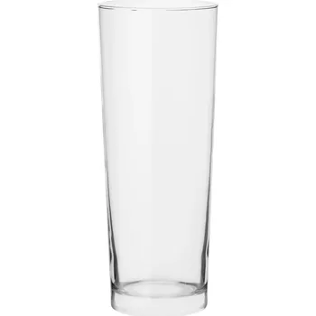 Váza VÁZA FLAKON Na Květiny MALÁ Průhledný výš. 23,8 cm SKLO Trend for Home