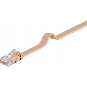 Síťový kabel Patch kabel Goobay U/UTP 6 RJ45 / RJ45 20 m hnědý